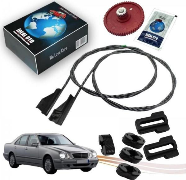 Lala Otomotiv Mercedes Benz E W210 1995-2003 İçin Sunroof Motor Dişlisi, Teli, Sürgü Plastik Klips Takımı - Image 1
