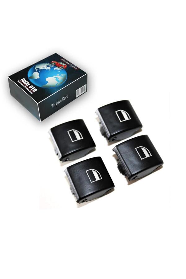 Lala Otomotiv Bmw 3 Serisi E46 [2001-2007] Cam Açma Düğmesi Kapağı 4 Adet - Image 1