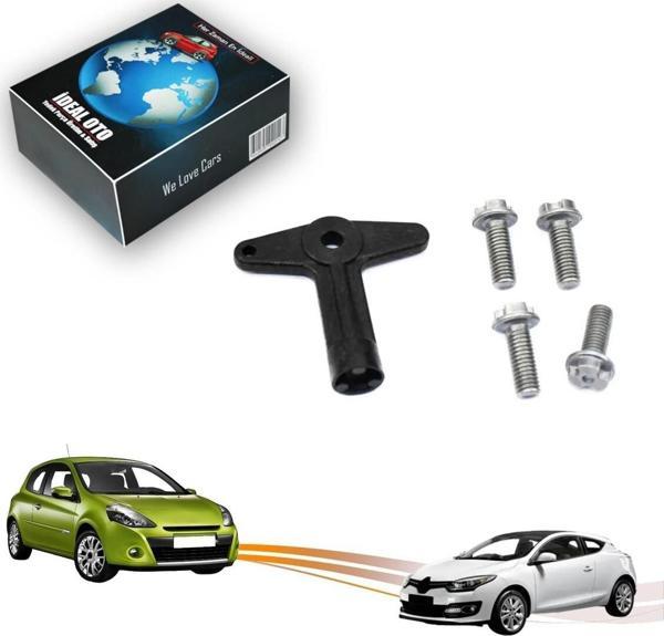 Lala Otomotiv Renault Clio Iıı Mégane Iıı Jant Kapağı Anahtarı (Pinsiz) Ve Dişlileri 4 Adet - Image 1