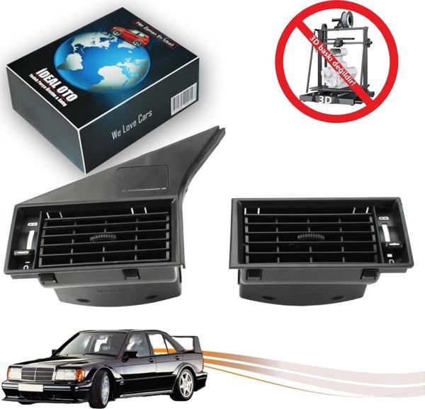 Lala Otomotiv Mercedes 190 W201 1982-1993 İçin Sol & Sağ Havalandırma Klima Izgarası (3D Baskı Değildir) - Image 1