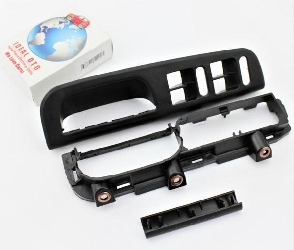 Lala Otomotiv Vw Golf 4 Bora Kapı Kolu Cam Düğme Çerçeve Kapak Seti - 4 Kapılı 3B0867171A, 3B1867171E, 1J1867179A - Image 1