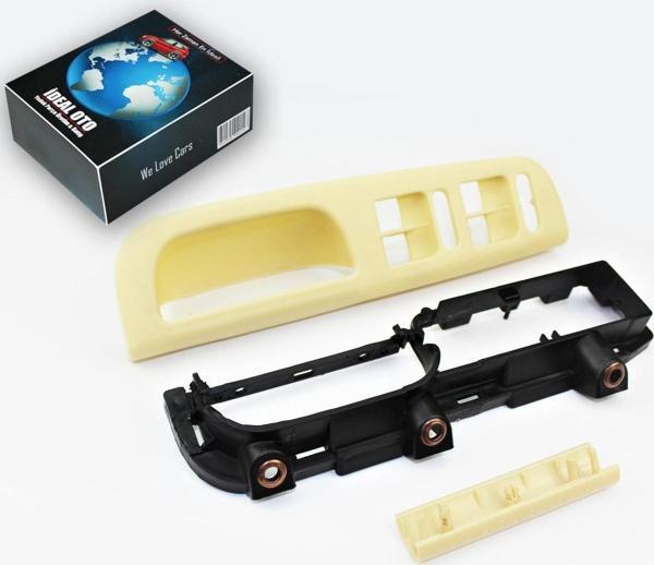 Lala Otomotiv Vw Golf 4 Bora Kapı Kolu Cam Düğme Çerçeve Kapak Seti (4 Kapılı Araçlar) 3B0867171A 1J1867179A - Image 1
