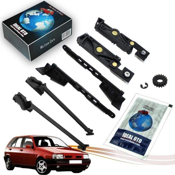 Lala Otomotiv Fiat Tipo (1987-1995) Me, Ng, Mf, Nt, Ns, Nu, Mp İçin Sunroof Kızak Dişli Tamir Seti & Grease Yağı - Image 1