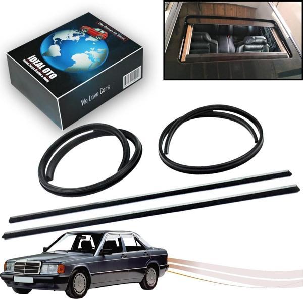 Lala Otomotiv Mercedes 190 W201 1982-1993 İçin Tek Yöne Açılır Sunroof Fitili Çıtaları - Image 1