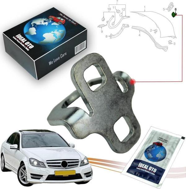 Lala Otomotiv Mercedes C W204 2007-2014 İçin Bagaj Kilit Karşılığı A2047580003 - Image 1