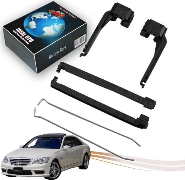 Lala Otomotiv Mercedes-Benz S W221 2005-2013 İçin Sunroof Cam Tavan Kızak Tamir Seti 2217820286 - Image 1