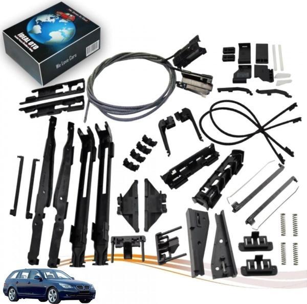 Lala Otomotiv Bmw 5 E61 İçin Panoramik Ön Arka Sunroof Tamir Seti Oem: 54137176310 54107227894 - Image 1