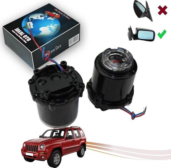 Lala Otomotiv Jeep Cherokee Kj 2001-2008 İçin Sol & Sağ Katlanır Ayna Motoru Dc8222 D/V12 E5V23 - Image 1