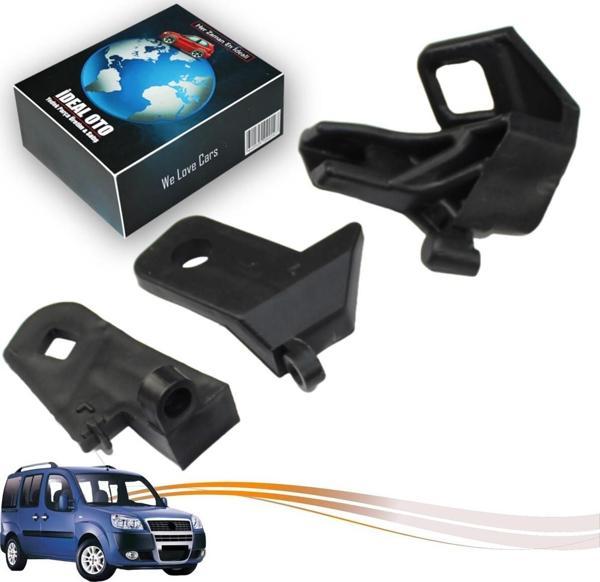 Lala Otomotiv Fiat Doblo 3 2010-2013 İçin Sol Far Bağlantı Plastik Tamir Seti - Image 1