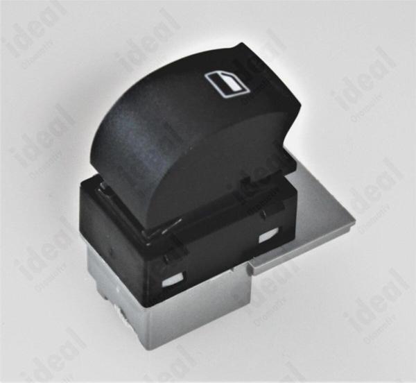 Lala Otomotiv Audi A3 (1997-2003), A6 (1998-2005) Cam Açma Düğmesi Anahtarı Tekli, 8 Pin, 4B0959855A - Image 1