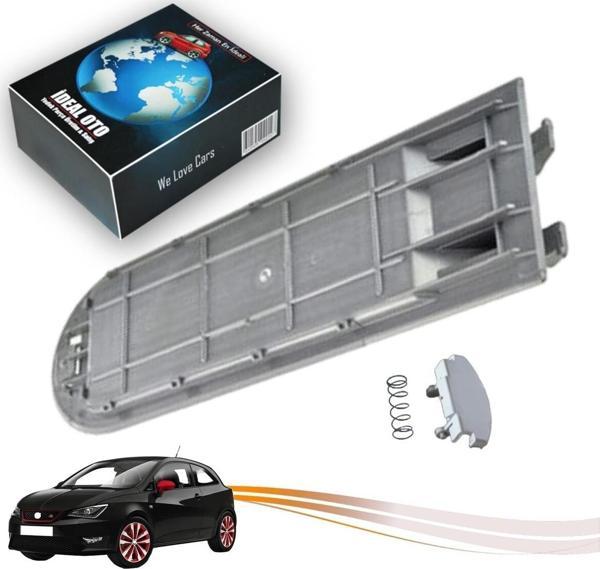 Lala Otomotiv Seat Ibiza 6J İçin Kolçak Kapağının Alt Plastik Tamir Seti (Gri Renk) - Image 1