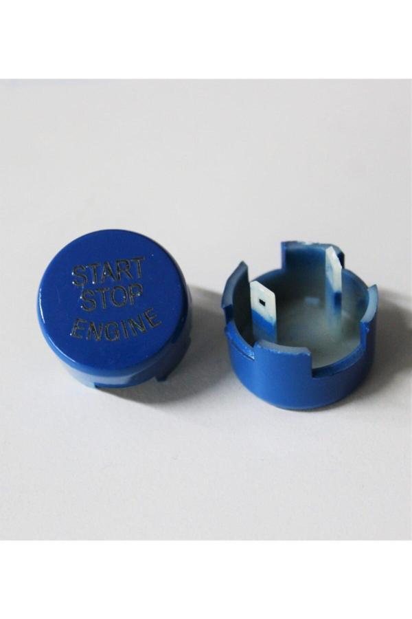 Lala Otomotiv Bmw 5 F10 Start Stop Engine Düğme Kapağı -Mavi- - Image 1