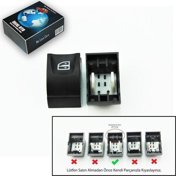 Lala Otomotiv Renault Megane 4 Cam Düğme Kapağı (1X) - Image 1