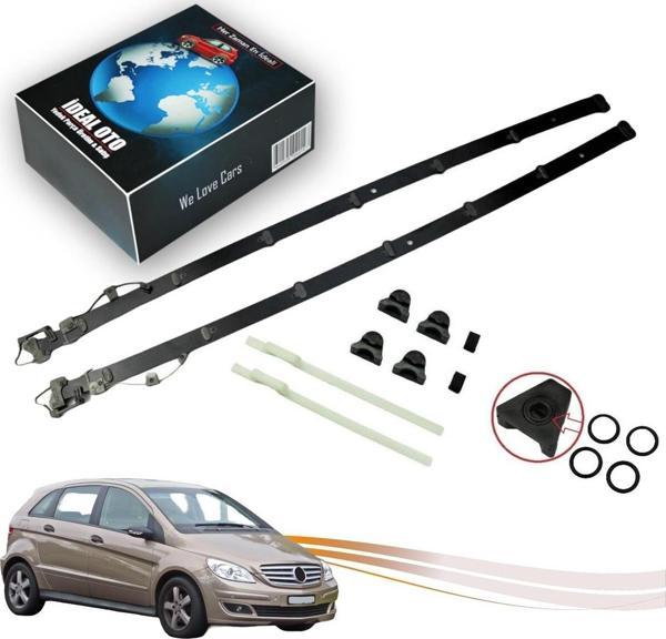 Lala Otomotiv Mercedes W245 2005-2011 B150 B160 B170 B180 B200 B F-Cell İçin Sunroof Kızak & Klips Kit - Image 1