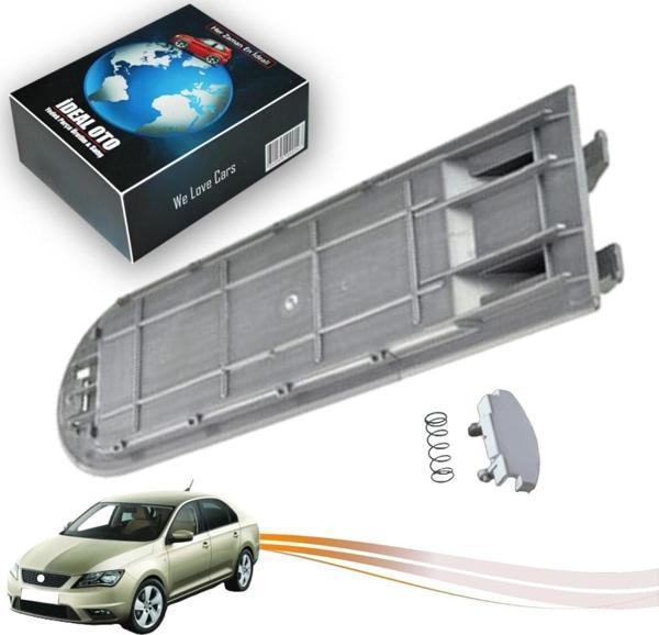 Lala Otomotiv Seat Toledo 4; 2012-2019 İçin Kolçak Kapağının Alt Plastik Tamir Seti (Gri Renk) - Image 1