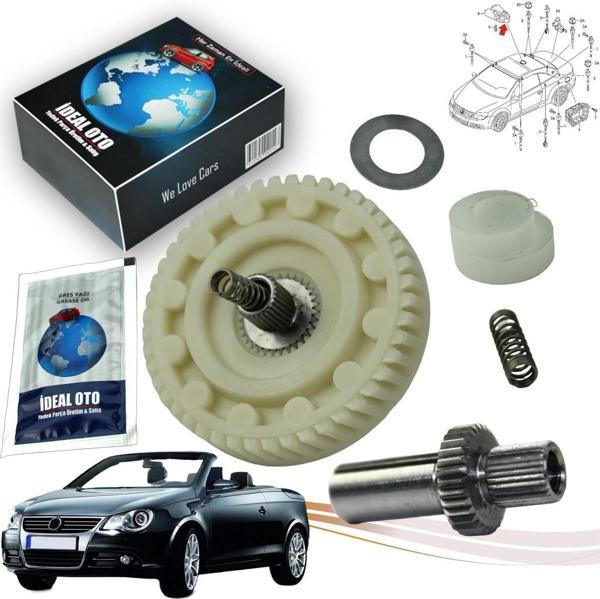 Lala Otomotiv Vw Eos 1F7 1F8 Plastik Sunroof Motor Dişli Tamir Seti 92104500, 1704133B, 1Q0959591C - Image 1