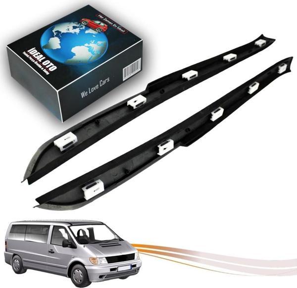Lala Otomotiv Mercedes Vito W638 V-Class Sağ Sol Cam Çerçeve Çıtası - Clipsli - Image 1