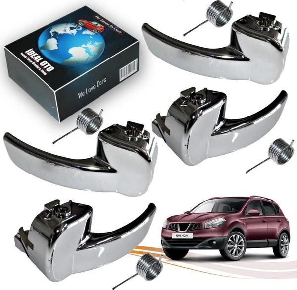 Lala Otomotiv Nissan Qashqai 2007-2014 Kapı Iç Açma Kolu Ön Arka 4'Lü Takım 80670Jd00E - Image 1