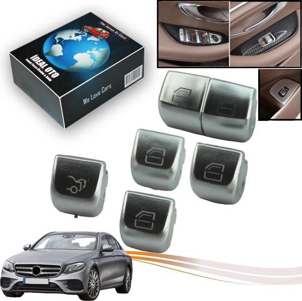 Lala Otomotiv Mercedes E Class W213 2016-... İçin Sürücü Yolcu Bagaj Cam Düğmesi Seti - Image 1