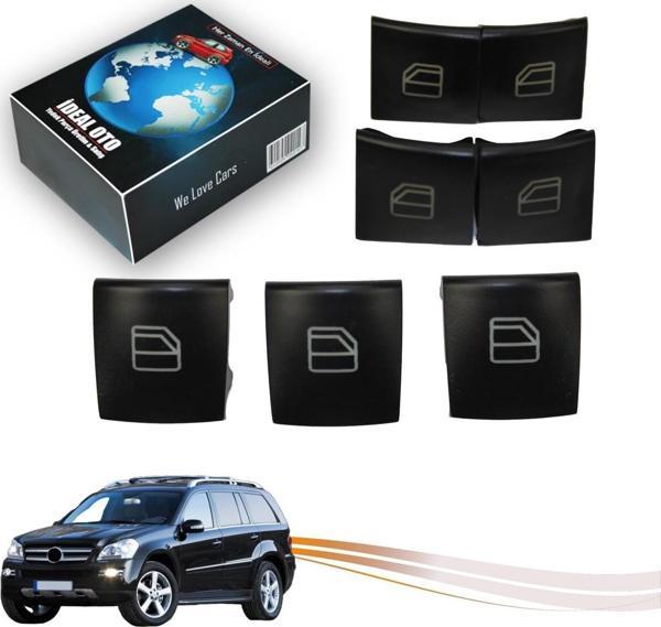 Lala Otomotiv Mercedes Gl X164 (2006-2012) X166 (12-19) İçin Sağ Sol Kapı Cam Düğme Seti - Image 1