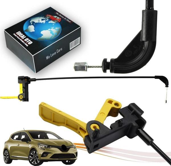 Lala Otomotiv Renault Clio 5 (2019-...) İçin Kaput Kilit Açma Mandalı & Teli 656225936R 656227768R 656220711R - Image 1