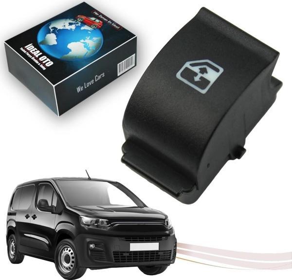 Lala Otomotiv Fiat Doblo (510, 511) 2022-... Ön Sol Cam Açma Düğmesi Kapağı - Image 1