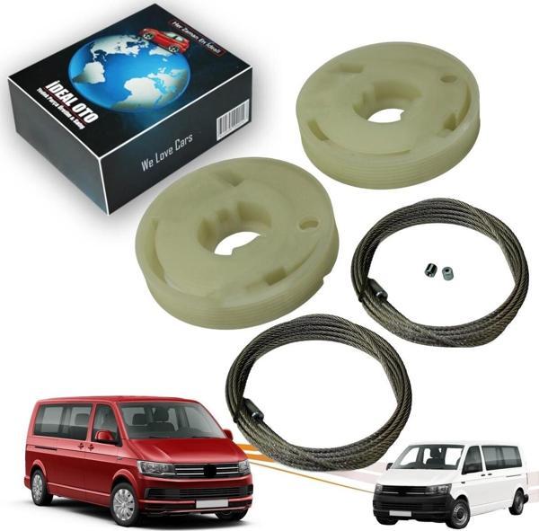 Lala Otomotiv Volkswagen T5, T6 Caravella Orta Sürgü Kapı Tamir Takımı 7E1843872 - Image 1