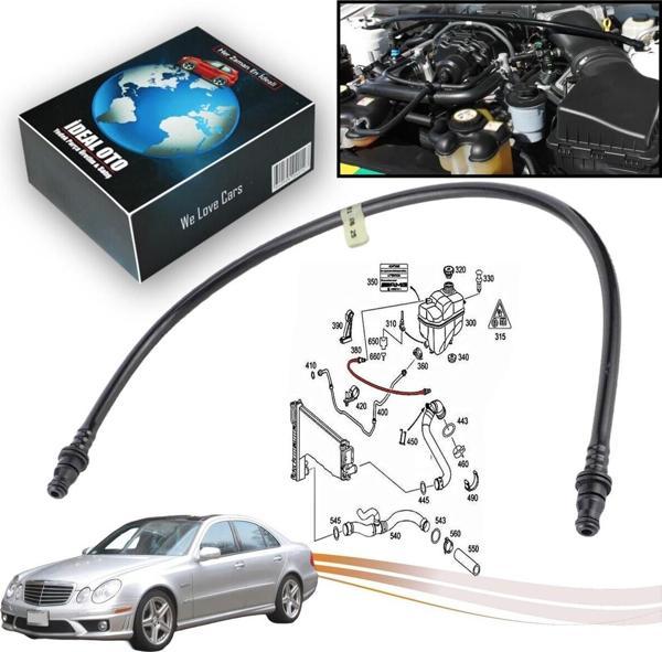 Lala Otomotiv Mercedes E W211 2002-2009 İçin Soğutma Tankı Borusu Havalandırma Hortumu 2115010625 - Image 1