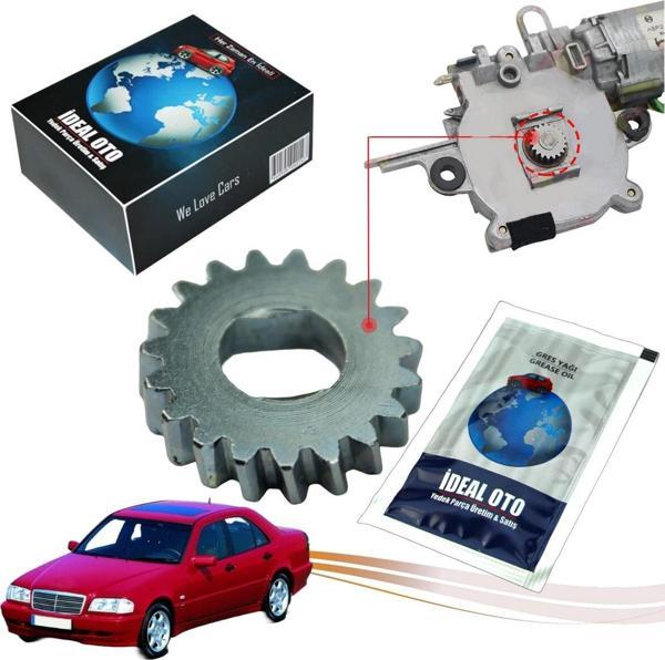 Lala Otomotiv Mercedes C W202 1993-2001 İçin Sunroof Motor Dişlisi (Çelik) - Image 1