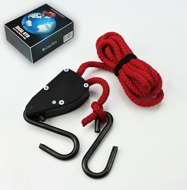 Lala Otomotiv Kancalı Cırcır Halatı, Ayarlanabilir Halat Kasnağı Çekme Aleti - Image 1