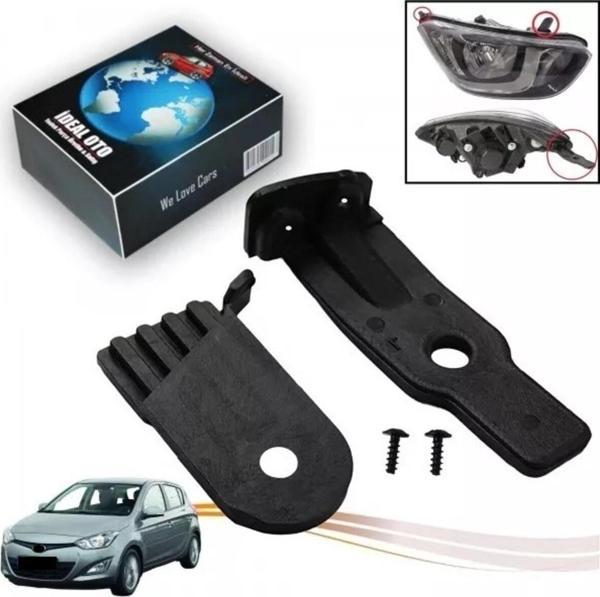 Lala Otomotiv Hyundai İ20 Mk1 Pb Pbt 2008-2015 İçin Sol Far Tutucu Tamir Braket Klips Seti 921011J570 - Image 1