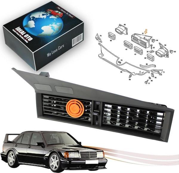 Lala Otomotiv Mercedes W201 E190 1882-1993 Orta Panel Havalandırma Izgarası A201 830 00 65 - Image 1