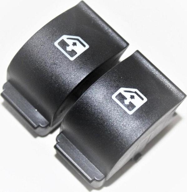 Lala Otomotiv Fiat Ducato Doblo Fiorino Linea Peugeot Boxer Bipper Sürücü Sol & Sağ Cam Düğme Kapağı (Işık Yansır) - Image 1