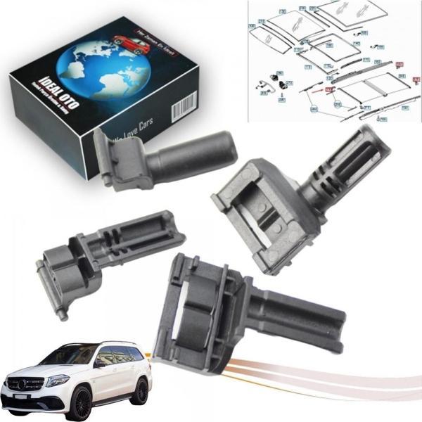 Lala Otomotiv Mercedes Gl / Gls X166 | 2012-2019 İçin Ön Ve Arka Panoromik Sunroof Perde Ayakları - Image 1