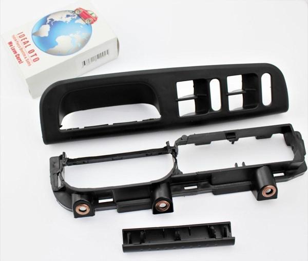 Lala Otomotiv Vw Passat B5 Kapı Kolu Cam Düğme Çerçeve Kapak Seti (4 Kapılı Araç) 3B1867179C 3B1867171E 3B0867171A - Image 1
