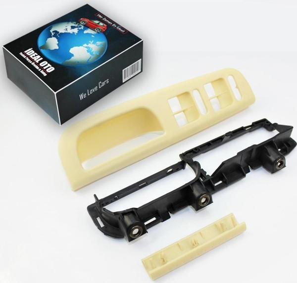 Lala Otomotiv Vw Passat B5 Krem Kapı Kolu Cam Düğme Çerçeve Kapak Seti (4 Kapılı Araçlar) 3B1867179C, 3B1867171E - Image 1