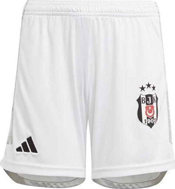 adidas Beşiktaş 2023/2024 İç Saha Şortu Genç / Çocuk Beşiktaş 2023/2024 İç Saha Şortu HY0320 Beyaz - Image 1