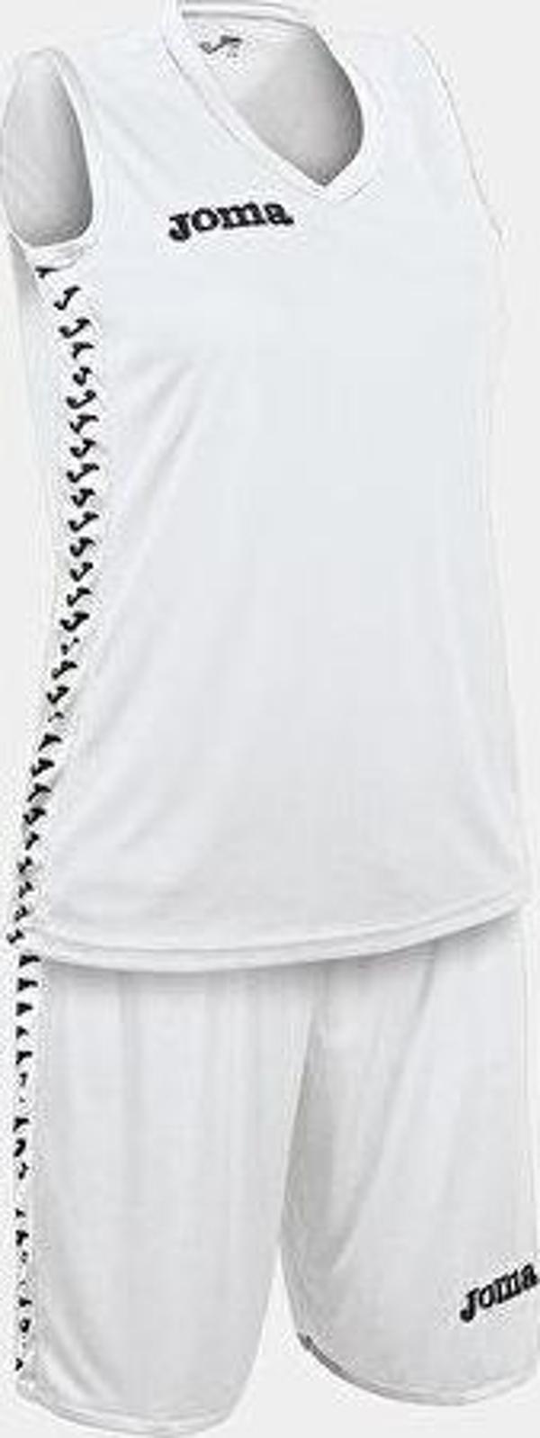 Joma Kadın Basketbol Forma & Şort Takımı Beyaz Pivot Set 1227W005 - Image 1