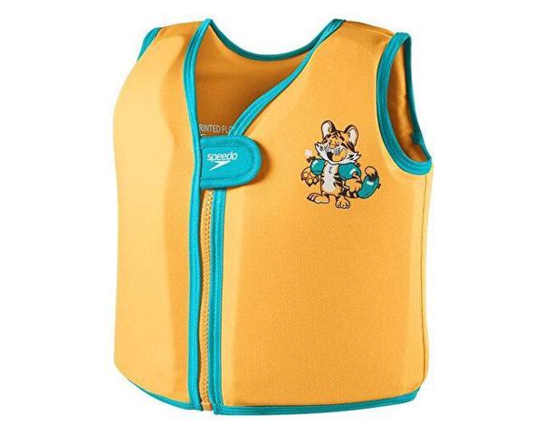 Speedo Printed Float Vest iu Orange/Green Çocuk Can Yeleği 8-1225214688 Turuncu - Image 1