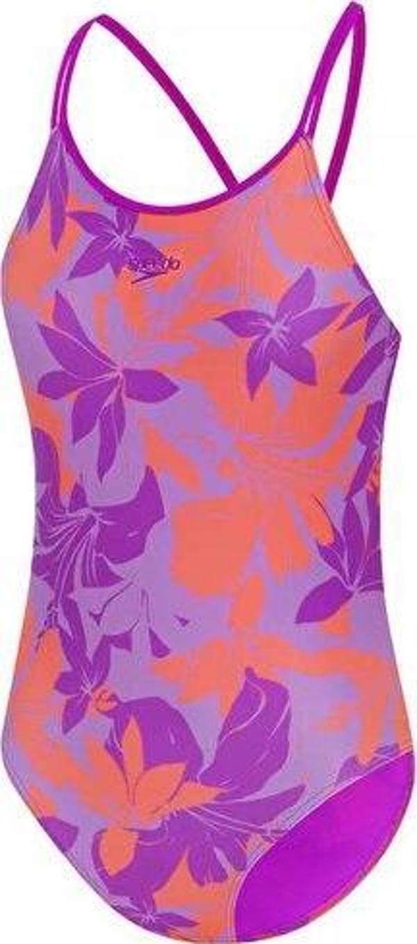 Speedo Alo Pt Twnstrp Jf Pink Kız Çocuk Mayosu 8-00313618141 Pembe - Image 1