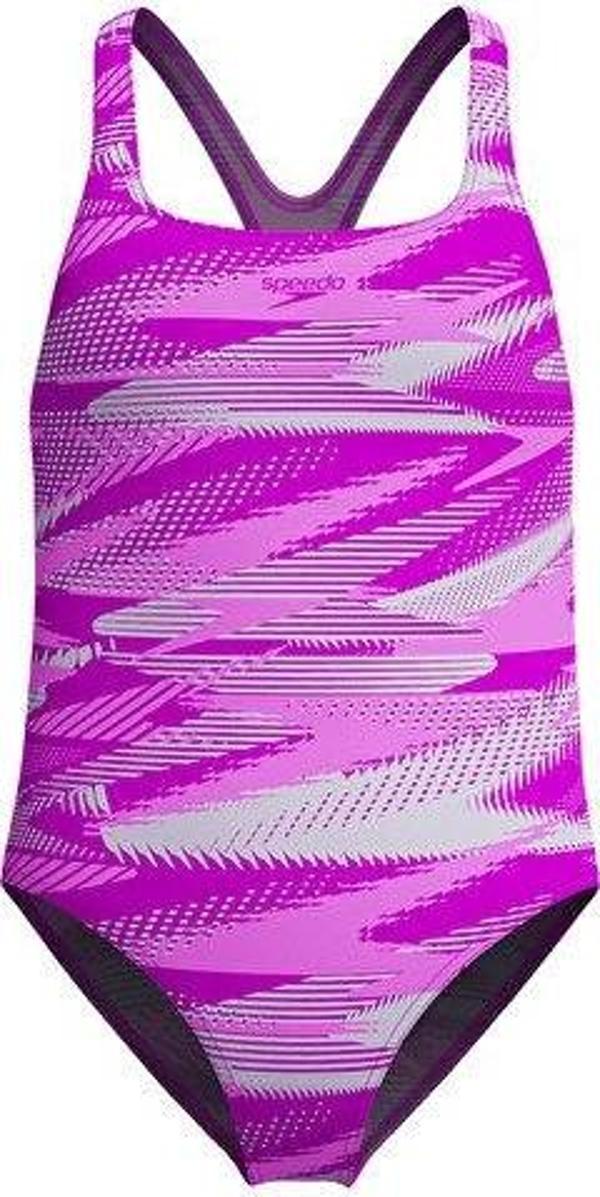 Speedo Hyperboom Alv Mdlt Jf Pink Kız Çocuk Mayosu 8-00372818627 Pembe - Image 1