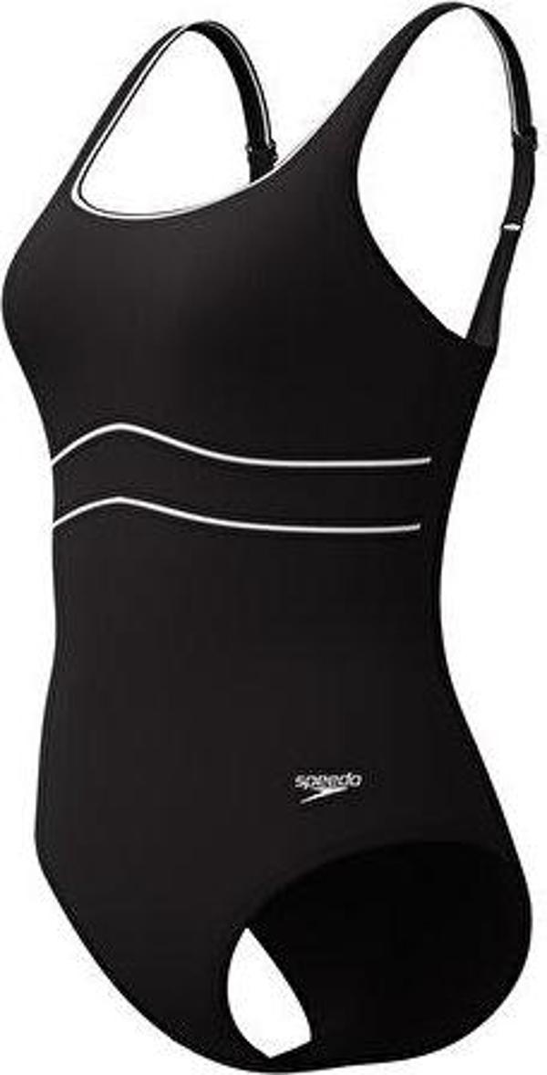 Speedo Spdscu Cntr Eclipse 1Pc Af Black Kadın Yüzücü Mayosu 8-00306700334 Siyah - Image 1