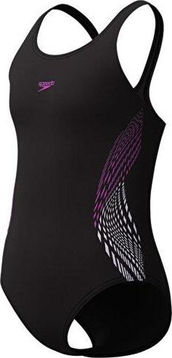 Speedo Plmt Msbk 1Pc Jf Purple Kız Çocuk Mayosu 8-0832418374 Mor - Image 1