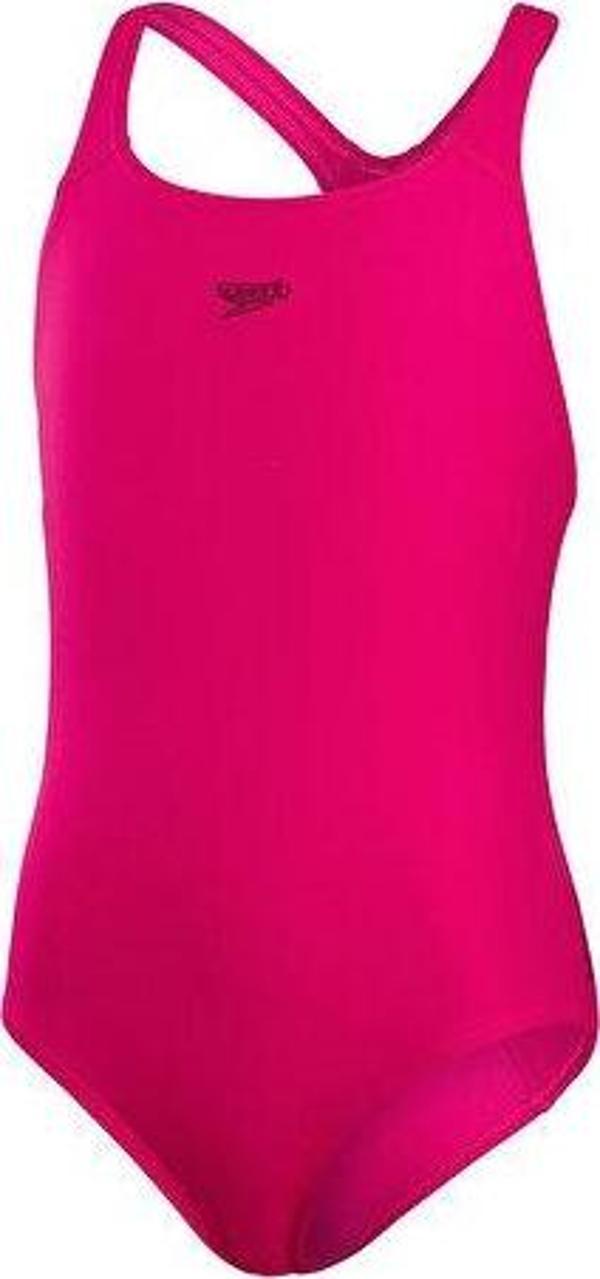 Speedo Eco End Medalist Kız Çocuk Yüzücü Mayosu 8-13457B495 Pembe - Image 1
