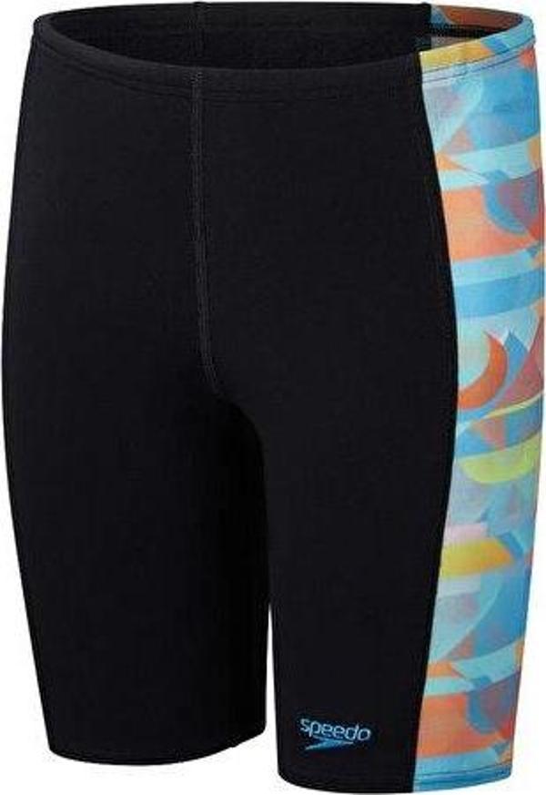 Speedo Digi Alov Panl Jammer Jm Black/Blue Erkek Çocuk Mayosu 8-00315817593 Siyah - Image 1