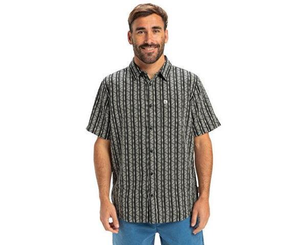Quiksilver Street Way Ss Erkek Günlük Gömlek EQYWT04608-BLSW Siyah - Image 1