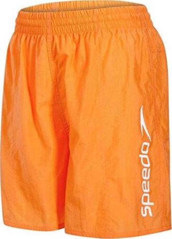 Speedo Lacivert Erkek Çocuk Yüzme Şortu 8-01325B413 Challenge 15 Wsht Jm Orange White - Image 1