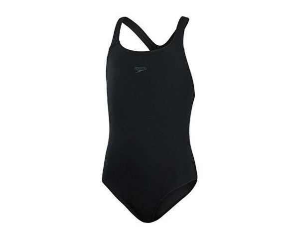 Speedo Eco End Medalist Kız Çocuk Yüzücü Mayosu 8-134570001 Siyah - Image 1