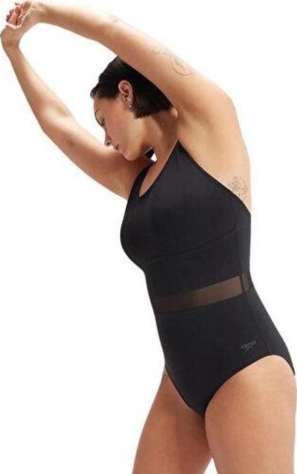 Speedo Spdscu Luniaglow 1Pc Af Blk Kadın Yüzücü Mayosu 8-0034049097 Siyah - Image 1