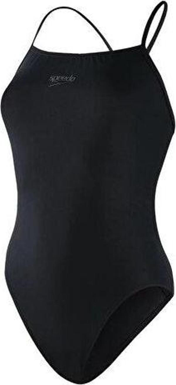 Speedo Eco End+ Tsrp Af Blk Kadın Yüzücü Mayosu 8-135390001 Siyah - Image 1